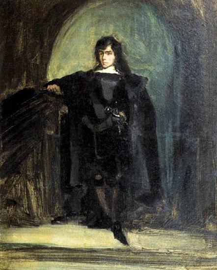 Eugene Delacroix Self-Portrait as Ravenswood oil painting image